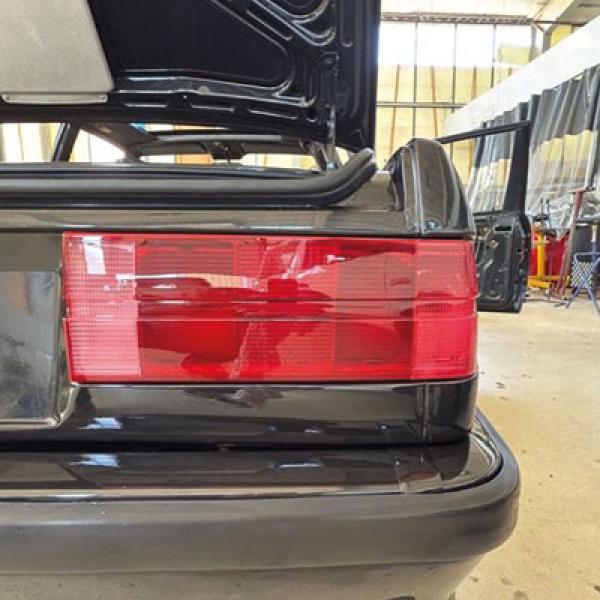 Exklusiv Classic-Sport Design Rückleuchten "V2" für BMW 3er E30 Vorfacelift 81-87 Limo, 2-Türer (Coupe), Cabrio, Touring rot/slightly