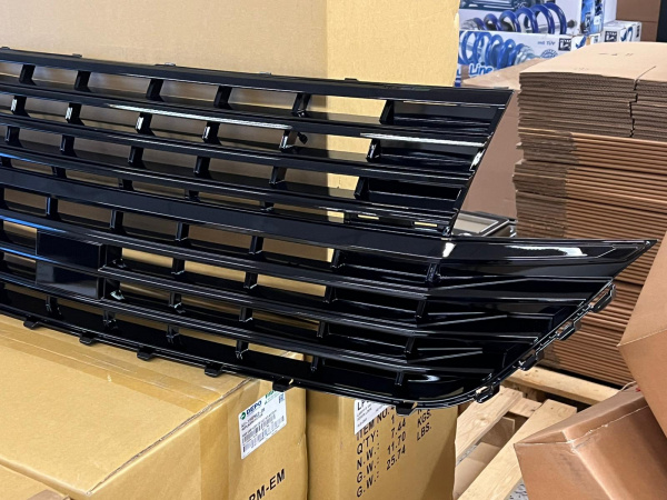 Upgrade Sportgrill / Kühlergrill für Volkswagen T6.1 ab 2019 Hochglanz schwarz
