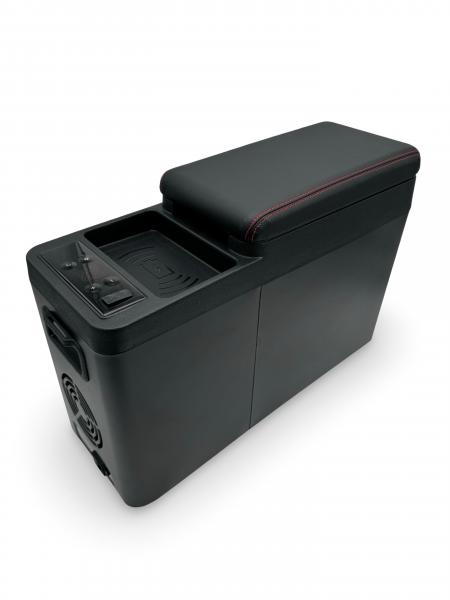 Upgrade+ "Freeze" Staufach Mittelkonsole Ablage für VW T5 03-09 mit Kühlfunktion, USB und Induktions-Ladung + App Steuerung