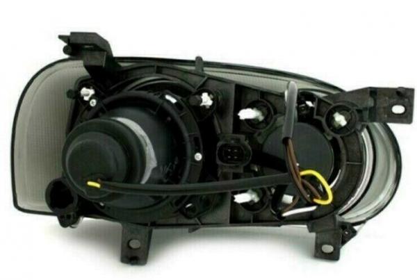Upgrade Design Doppellinsen Scheinwerfer für VW Golf 3 91-97 schwarz