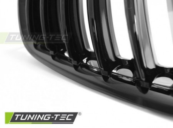 Upgrade Sportgrill Nieren für BMW X5 E53 Facelift 04-06 Hochglanz schwarz