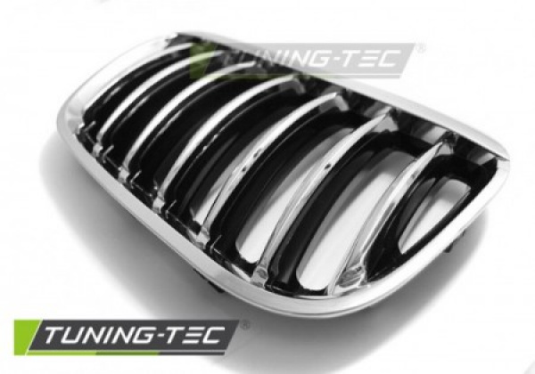 Upgrade Sportgrill Nieren für BMW X5 E53 Facelift 04-06 chrom
