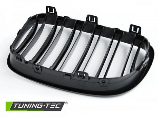 Upgrade Sportgrill Nieren für BMW 3er E46 Limousine/Touring 01-05 schwarz matt in Doppelsteg Design
