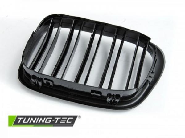 Upgrade Sportgrill Nieren für BMW 5er E39 Limo/Touring 95-03 Hochglanz schwarz in Doppelsteg Design