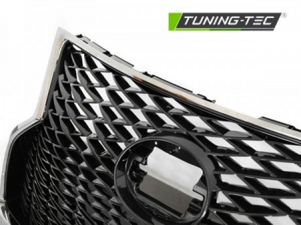 Upgrade Design Sportgrill / Kühlergrill für Lexus RX IV 2019+ Chrom mit Halter für Kamera