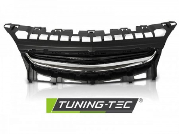 Upgrade Sportgrill / Kühlergrill für Opel Astra J 12-15 (5-Türer) schwarz/chrom