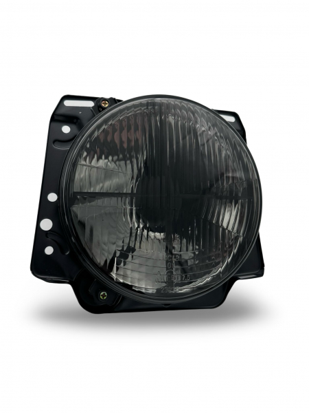 Upgrade Design geriffelte Scheinwerfer für VW Golf 2 83-91 smoke mit Fadenkreuz