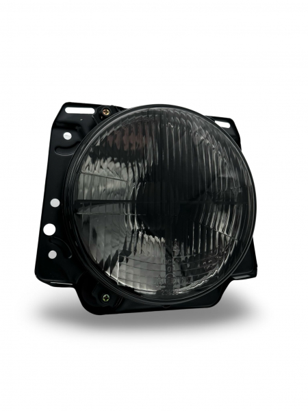 Upgrade Design geriffelte Scheinwerfer für VW Golf 2 83-91 smoke mit Fadenkreuz