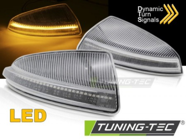 Upgrade LED Spiegelblinker für Mercedes Benz C-Klasse W204, Vito W639, ML W164 07-14 Weiß dynamisch