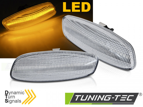 Upgrade LED Seitenspiegel Blinker für Peugeot 207 / 308 / 3008 / 5008 / Citroen C3 / C4 /C5 / DS3 / DS4 06-15 Weiß dynamisch
