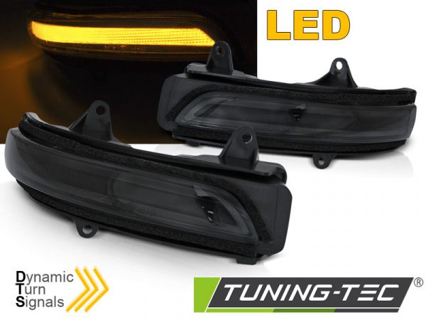 Upgrade LED Spiegelblinker für Toyota Land Cruiser Prado (150) 09-18 schwarz/rauch dynamisch
