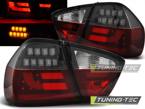 LED Lightbar Design Rückleuchten für BMW 3er E90 05-08 rot/klar
