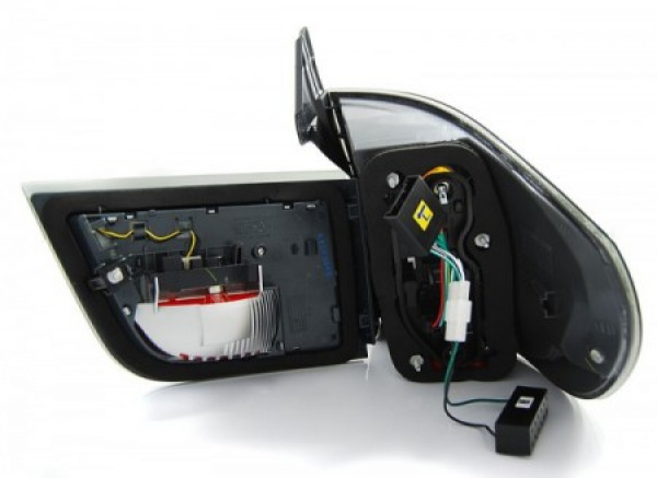 LED Lightbar Design Rückleuchten für BMW X5 E70 07-10 rot/klar LCI Optik