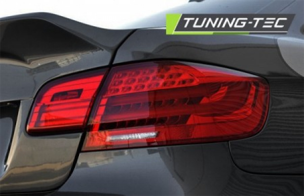 LED Lightbar Design Rückleuchten für BMW 3er E92 Coupe 06-10 rot/smoke LCI Optik