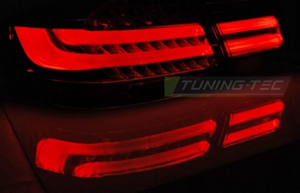 LED Lightbar Design Rückleuchten für BMW 3er E92 Coupe 06-10 rot/smoke LCI Optik
