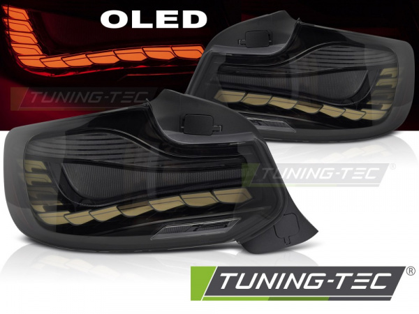 OLED Upgrade Design Rückleuchten Set für BMW 2er F22/23/87 14-21 schwarz/rauch