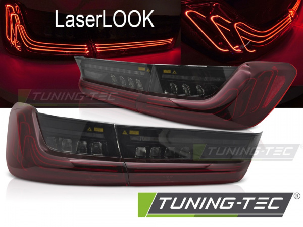 LaserLINE VOLL LED Rückleuchten Set für BMW 3er G20 Lim. 19-22 kirschrot