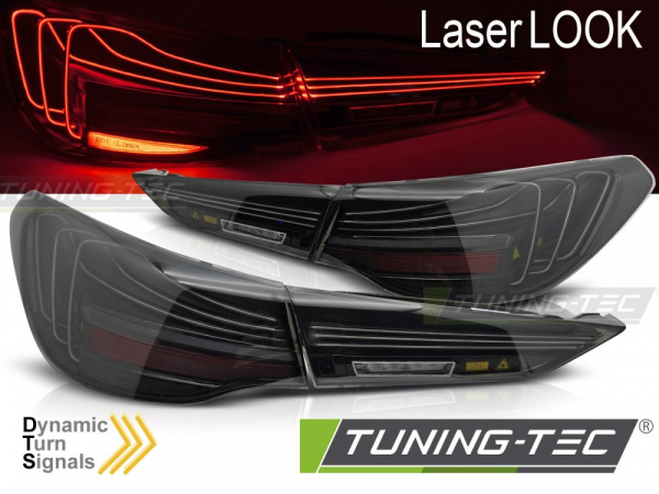 LaserLINE VOLL LED Rückleuchten Set für BMW 4er G22/G23 Coupe/Cabrio 20+  schwarz/rauch mit dyn. Blinker
