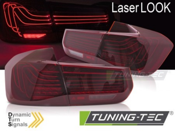 LaserLINE VOLL LED Upgrade Design Rückleuchten Set für BMW 3er F30 11-18 rot mit dyn. Blinker