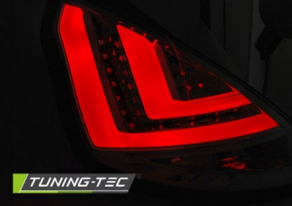 LED Lightbar Design Rückleuchten für Ford Fiesta MK7 12-16 rot/rauch mit LED Blinker