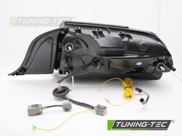 VOLL LED Lightbar Design Rückleuchten Set für Ford Mustang VI 14-22 schwarz/rauch mit dyn. Blinker