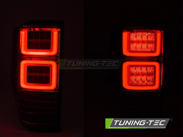 VOLL LED Upgrade Design Rückleuchten Set für Ford Ranger T6 / T7 12-18 schwarz/rauch mit dyn. Blinker