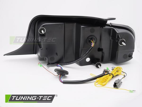 VOLL LED Lightbar Design Rückleuchten Set für Ford Mustang V 10-13 schwarz mit dyn. Blinker