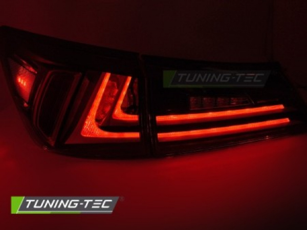 VOLL LED Lightbar Design Rückleuchten für Lexus IS 06-13 rot/rauch