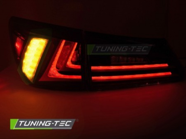VOLL LED Lightbar Design Rückleuchten für Lexus IS 06-13 rot/rauch