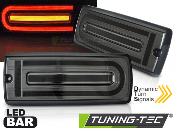 LED Upgrade Design Rückleuchten für Mercedes Benz G-Klasse W463 90-18 rauch dynamisch