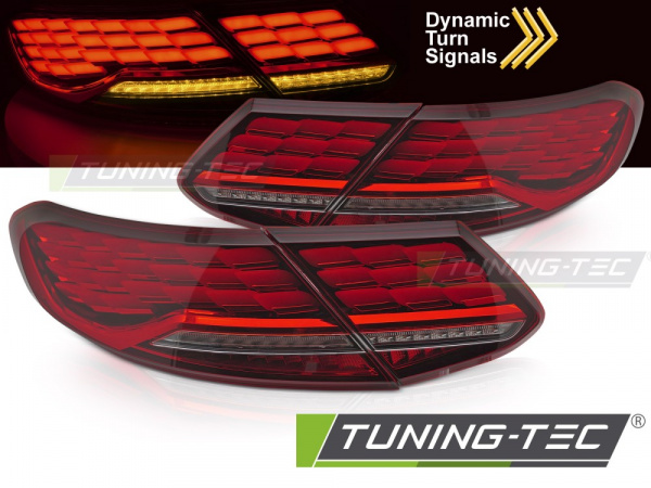 Voll LED Upgrade Design Rückleuchten Set für Mercedes Benz C-Klasse Coupe C205 14-21 rot mit dyn. Blinker & Welcome