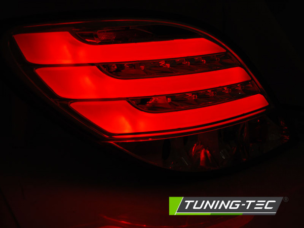 LED Lightbar Design Rückleuchten für Peugeot 207 06-09 rot/rauch