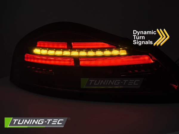 Voll LED Upgrade Design Rückleuchten Set passend für Porsche Boxster 986 96-04 schwarz/rauch
