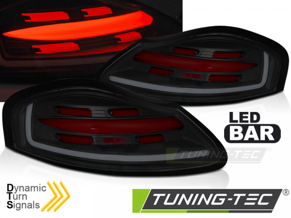 Voll LED Lightbar Rückleuchten Set für Porsche Boxster 986 96-04 schwarz/rauch