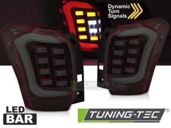 VOLL LED Upgrade Design Rückleuchten für Subaru Forester 13-18 schwarz/rauch mit dyn. Blinker