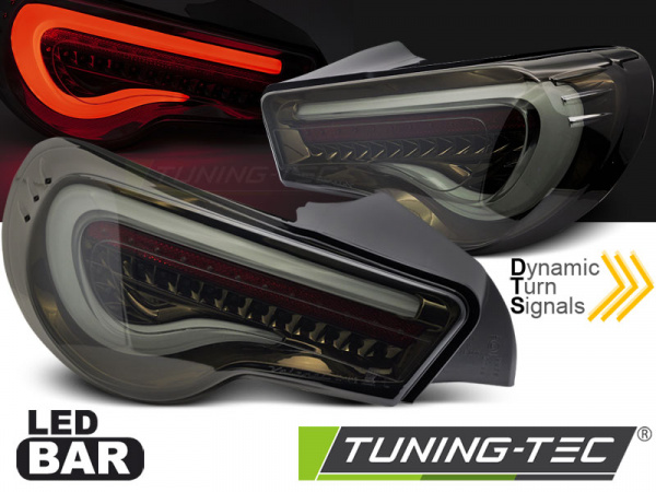 Upgrade LED Lightbar Design Rückleuchten für Toyota GT86 12-21 rauch mit dyn. Blinker