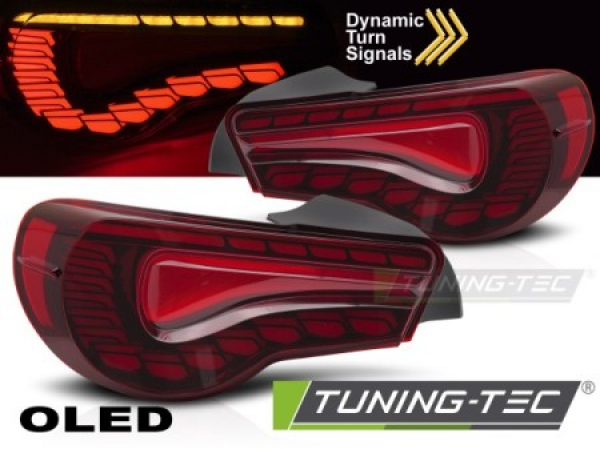 Upgrade OLED Rückleuchten Set für Toyota GT86 12-21 rot mit dyn. Blinker
