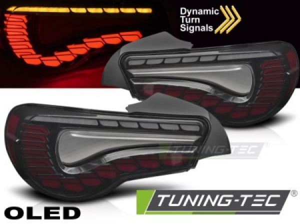 Upgrade OLED Rückleuchten Set für Toyota GT86 12-21 schwarz/rauch mit dyn. Blinker
