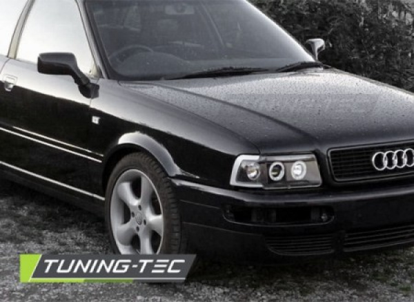 Angel Eyes Scheinwerfer für Audi 80 B4 91-96 schwarz