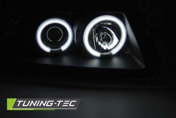 CCFL Angel Eyes Scheinwerfer für Audi A3 (8L) 96-00 schwarz