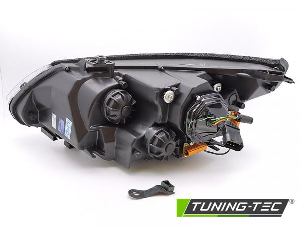 3D LED Angel Eyes Scheinwerfer für BMW 5er E60 / E61 03-07 schwarz mit LED Blinker