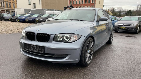 CCFL Angel Eyes Scheinwerfer für BMW 1er E81, E82, E87, E88 04-11 schwarz