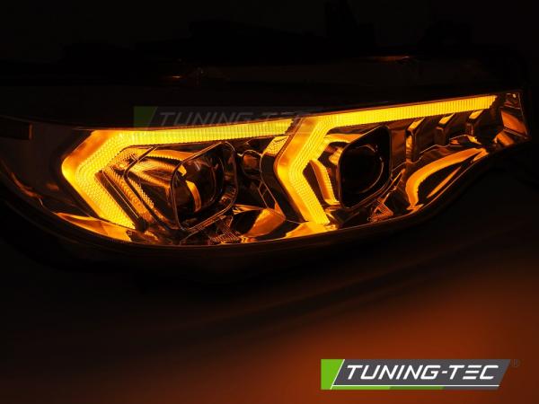 Upgrade Design Xenon LED Tagfahrlicht Scheinwerferset für BMW 4er F32/F33 Coupe/Cabrio  13-17 chrom
