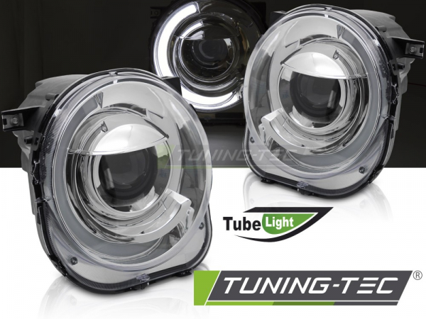 Upgrade Tagfahrlicht Design Scheinwerfer Set für Jeep Renegade 14+ chrom