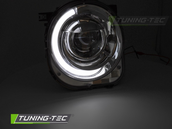 Upgrade Tagfahrlicht Design Scheinwerfer Set für Jeep Renegade 14+ chrom
