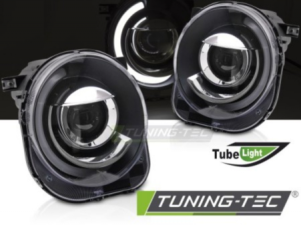 Upgrade Tagfahrlicht Design Scheinwerfer Set für Jeep Renegade 14+ schwarz