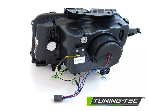 LED Tagfahrlicht Design Scheinwerfer für Chevrolet Camaro 09-13 schwarz mit dynamischem Blinker