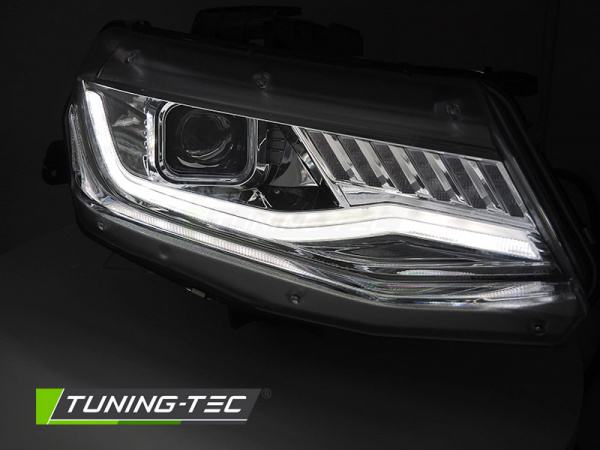 Xenon Upgrade Design LED Tagfahrlicht Scheinwerfer für Chevrolet Camaro 16-18 chrom dynamisch