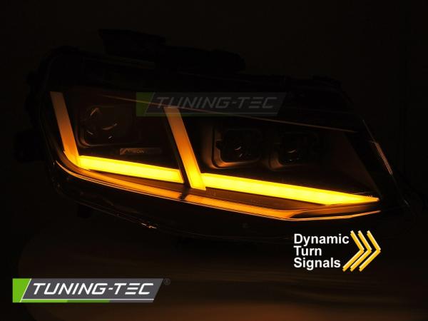 VOLL LED Upgrade Design Scheinwerfer Set für Chevrolet Camaro 16-18 schwarz mit dyn. Blinker