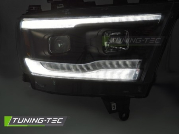 LED Upgrade Design Scheinwerfer Set für Dodge RAM 19-22 schwarz mit dyn. Blinker